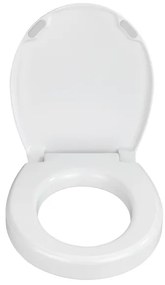 WENKO 21905100-SECURA WC-ülőke 37x44 cm fehér/szürke