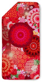 Piros gyorsan száradó strandtörölköző 50x100 cm – HIP