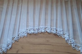 Kész függöny 300x130,ív,márka,gipsz 8cm