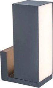 LUTEC 5193810118 CUBA Modern Kültéri Fali Lámpa Antracit LED IP44