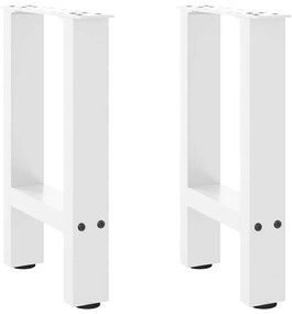 2 db fehér dohányzóasztal láb 38 x (42-43) cm acél