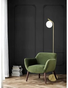 Állólámpa 1xE27/40W/230V arany/fehér