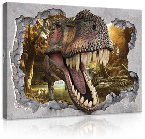 Vászonkép, T-Rex 80x60 cm méretben