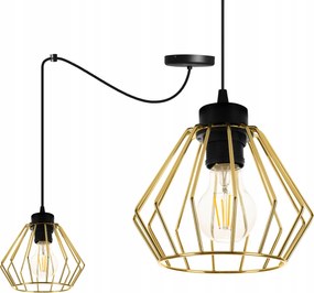 Mennyezeti Lámpa Lógó Csillár Egyetlen Pók Arany Plafon Drót