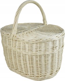Piknik Kosár fonott Piknik Kosár Fehér