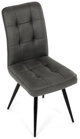 Étkezőszék garnitúra Vintage DCL-D1250 GREY3, 2 db