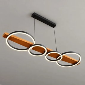 BRILAGI - PLANK kábelen függesztett LED csillár LED/35W/230V 4000K 30x100 cm fa