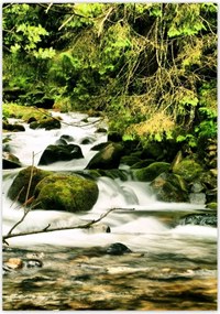 Poszterek 70x100 Folyó a Tátrában