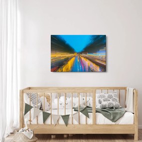 Kép - Festmény absztrakció (90x60 cm)