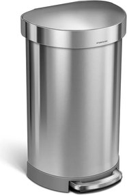 simplehuman PedĂĄlos szemeteskosĂĄr 45 l fĂ©lkör alakĂș Fpp acĂ©l