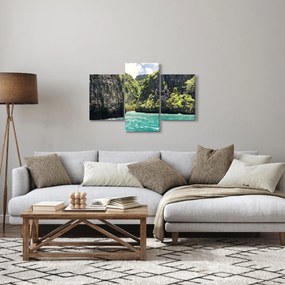 A hegyi folyó képe (90x60 cm)