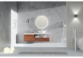 Fali tükör világítással ø 60 cm Luna – Mirrors and More