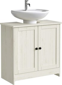 Koupelnová skříňka 60x30x61cm, mdf, bílá, AUK-E1155 WT