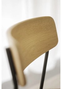 Bézs-natúr színű étkezőszék szett 2 db-os Maymont – Rowico