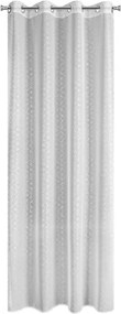 Készfüggöny karikákon Design 91 140x250cm Fehér
