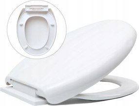 Wc-ülőke Szabadon Álló Wc Csappantyú Univerzális Fehér Kemény Wc-ülőke