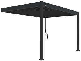 Bioklimatikus pergola INTRO PLUS 4x3 m - falhoz rögzíthető