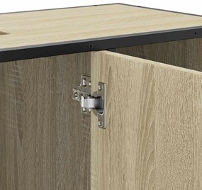 sonoma tölgyfa fürdőszobai mosdószekrény 80 x 33 x 60 cm