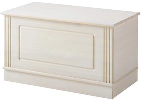 Fehér borovi fenyő tárolóláda 80x45 cm Anita – Støraa