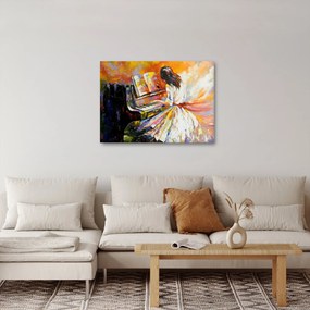 Kép - Egy nő zongorázása (70x50 cm)