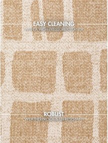 Krémszínű-natúr színű kültéri-beltéri szőnyeg 120x170 cm Haringey Ruskin – Ted Baker