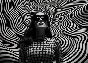 Poszter 35x25cm Kontraszt fekete szemüveggel