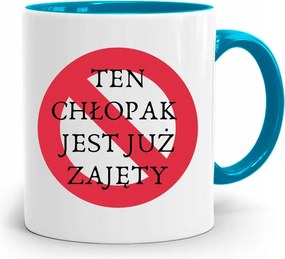 Kék Fiú Bögre Ez A Fiú Elfoglalt, fényképes nyomattal