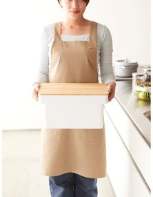 Tower fehér kenyértartó bambuszfedéllel - Yamazaki