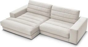 Bézs bársony sarokkanapé (bal oldali-heverő résszel) Sierra – Bobochic Paris