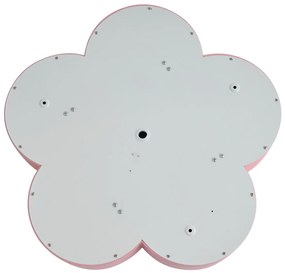 Gyerekszoba mennyezeti lámpa rózsaszín és fehér - Lucille