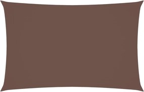 vidaXL barna téglalap alakú oxford-szövet napvitorla 2,5 x 5 m