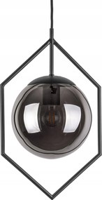 Függő mennyezeti lámpa szürke előszoba hálószoba nappaliba Diamond XX