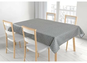 Bellatex Adéla rügyező virág abrosz szürke, 120 x 140 cm, 120 x 140 cm