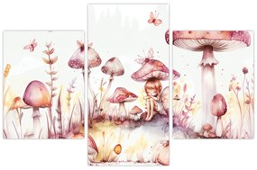 Kép - Rózsaszín tündér (90x60 cm)