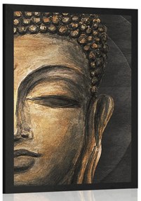 Poszter Buddha arca