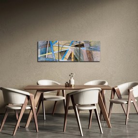 Kép - Absztrakció (órával) (90x30 cm)