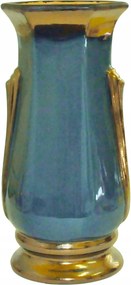 Kerámia váza Kék-Arany 30cm magas