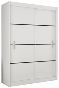 Ruhásszekrény Magnet 203 (fehér + fekete). 794873