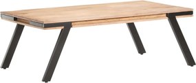 vidaXL tömör mangófa dohányzóasztal 114 x 65 x 40 cm