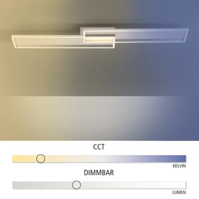 Paul Neuhaus 8371-55 - LED Szabályozható mennyezeti lámpa AMARA LED/40W/230V + távirányító