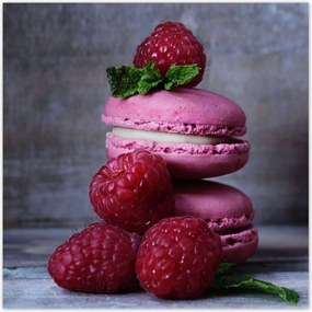 Poszterek 100x100 Málnás kekszek