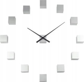 Ezüst moduláris falióra falra ragasztható nappali Diy Cubic