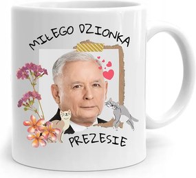 Vicces Bögre A Pis Elnökétől Jaroslaw Kaczynski fényképes nyomtatással