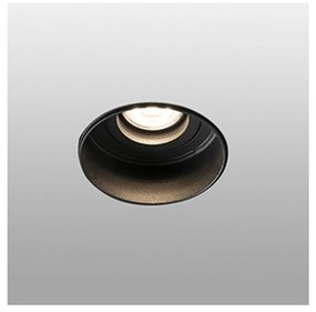 FARO HYDE fürdőszobai süllyeszthető lámpa, trimless, perem nélküli, forgatható, fekete, GU10 foglalattal, IP20, 40111