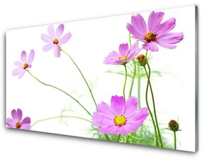 Üvegkép virágok növények 120x60cm