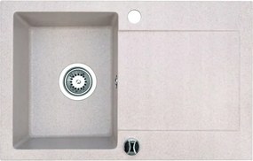 Gránit Mosogató Cordeo 67 egymedencés konyhai mosogató csepegtetővel