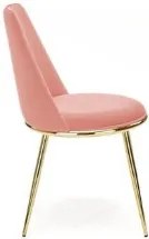 K-460 étkezőszék rózsaszín arany