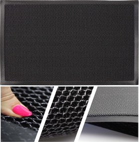 Lábtörlő 3D Elsimone Bejárati Ajtó Nedvszívó Külső 40X60cm