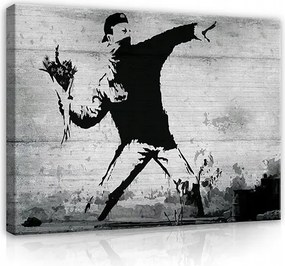 Vászonkép nappali falra Banksy Nagy 120x80