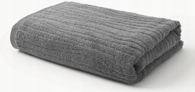 Audrina pamut törölköző 100 x 150 cm Sötétszürke 550 g/m²